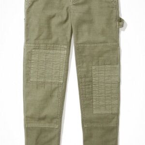 American Eagle Outfitters Olive Straight Leg Pants